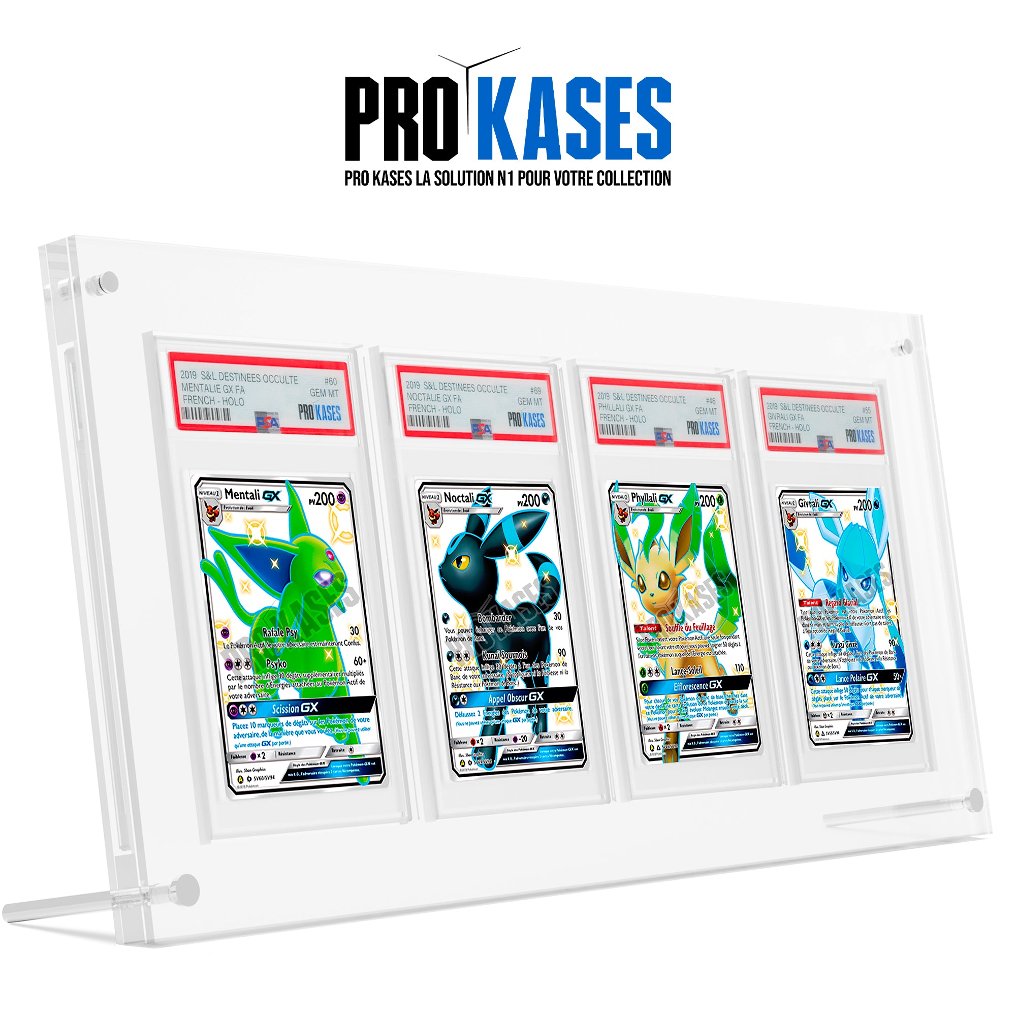 PROTECTION ACRYLIQUE 4 CARTES PSA / CCC / COLLECT AURA