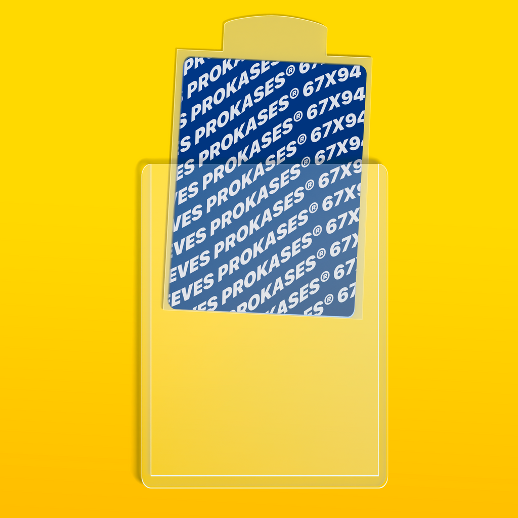 SLEEVES TAB REGULAR – 66 X 91 MM – PACK DE 100 | PROKASES®