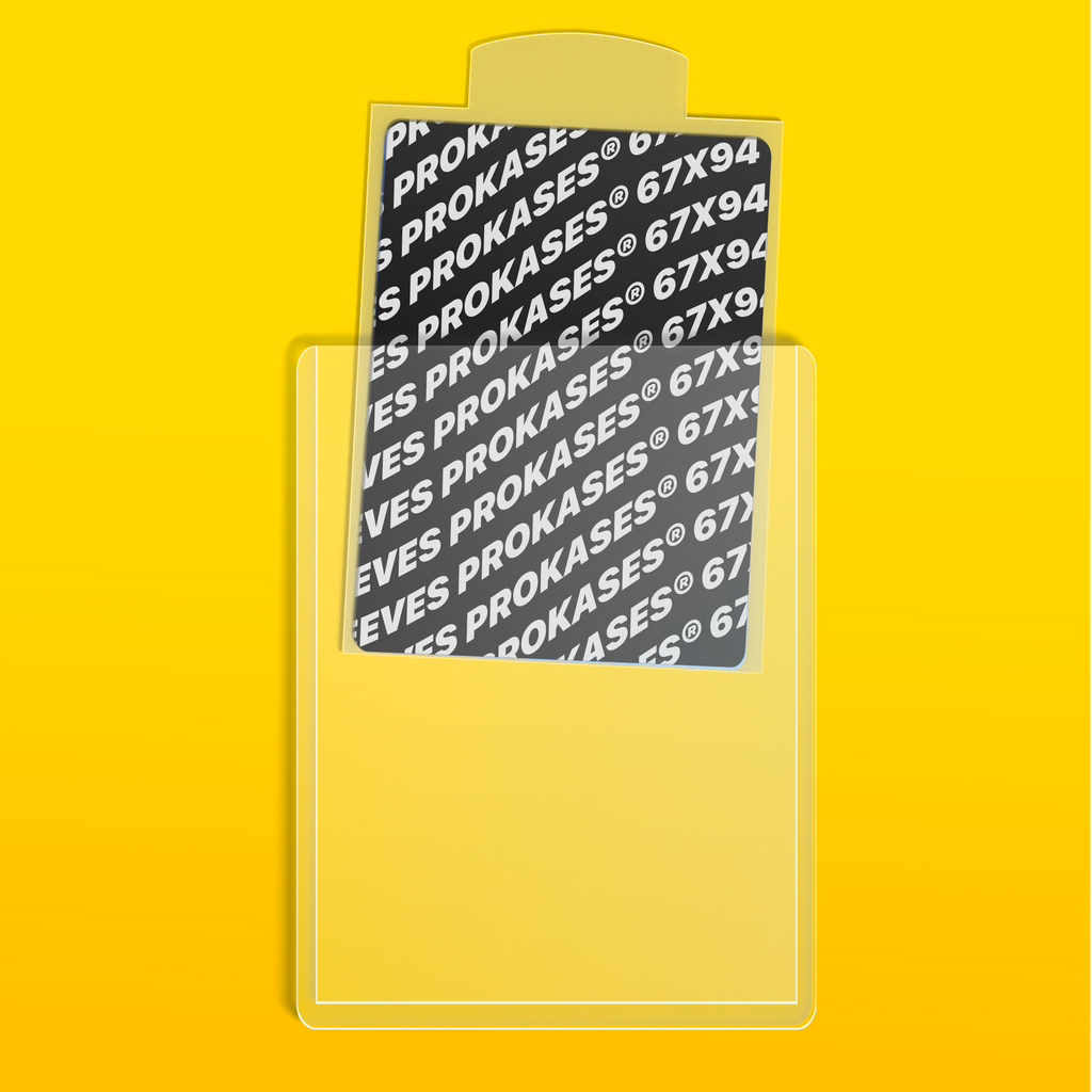 SLEEVES TAB GLOSS – 66 X 91 MM – PACK DE 50 | PROKASES®