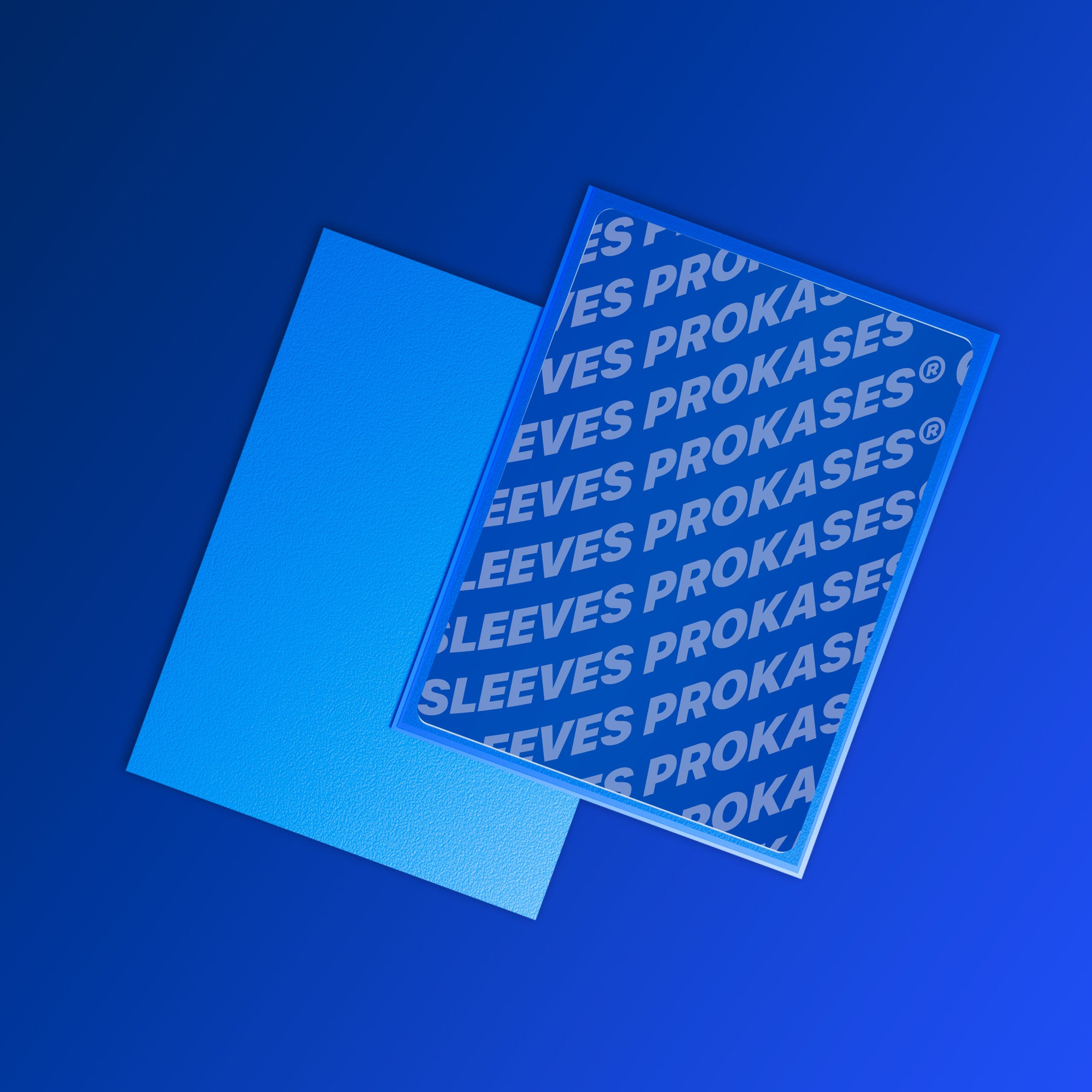SLEEVES MAT DOS TEXTURÉ – 66X91 MM – COULEUR BLEU CIEL – PACK DE 100 | PROKASES®