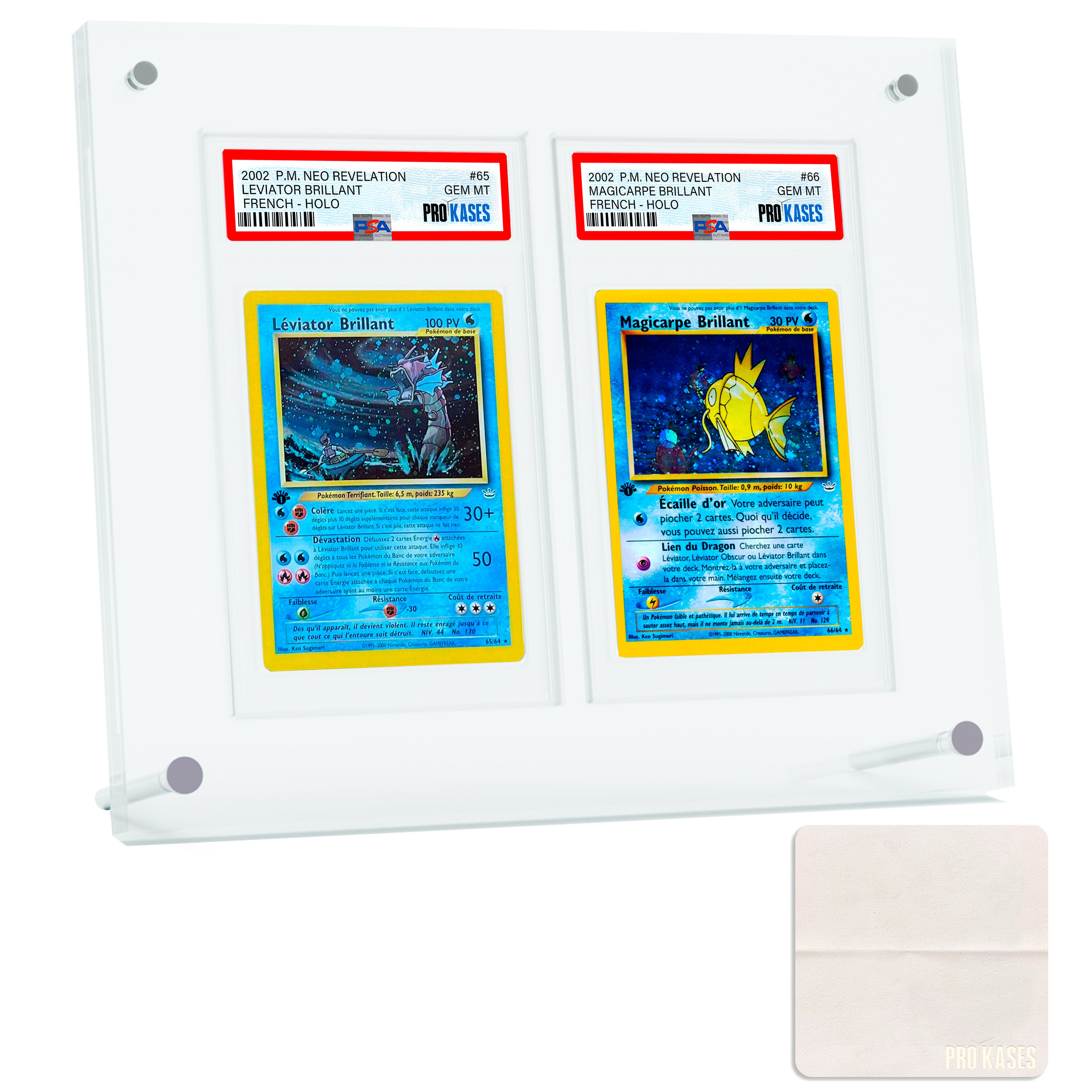 PROTECTION ACRYLIQUE 2 CARTES PSA / CCC / COLLECT AURA