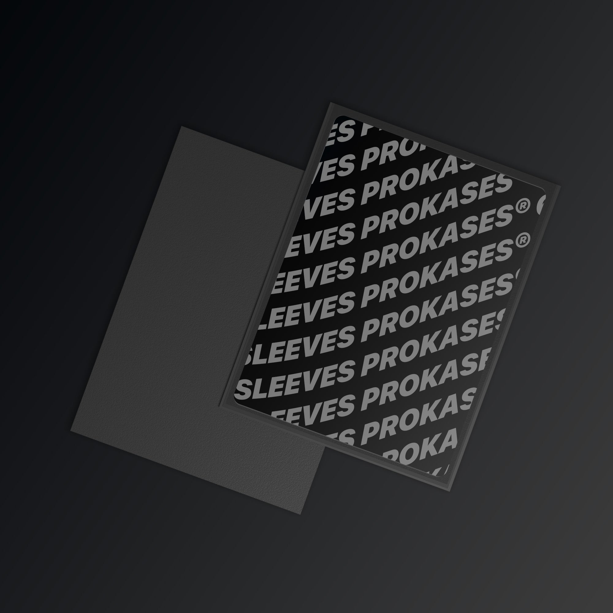 SLEEVES MAT DOS TEXTURÉ – 66X91 MM – COULEUR NOIR – PACK DE 100 | PROKASES®