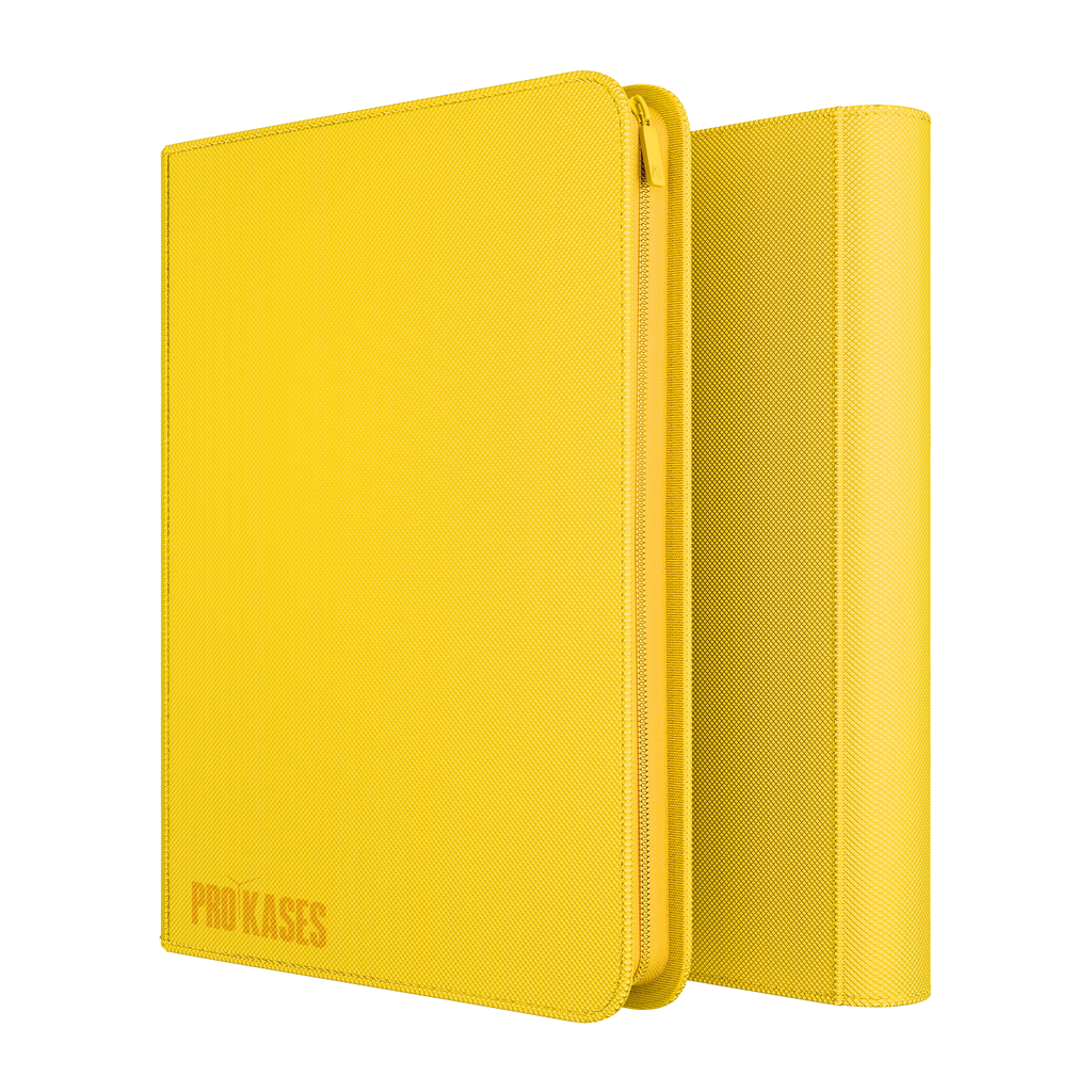CLASSEUR 288 TOPLOADERS  3X3｜JAUNE